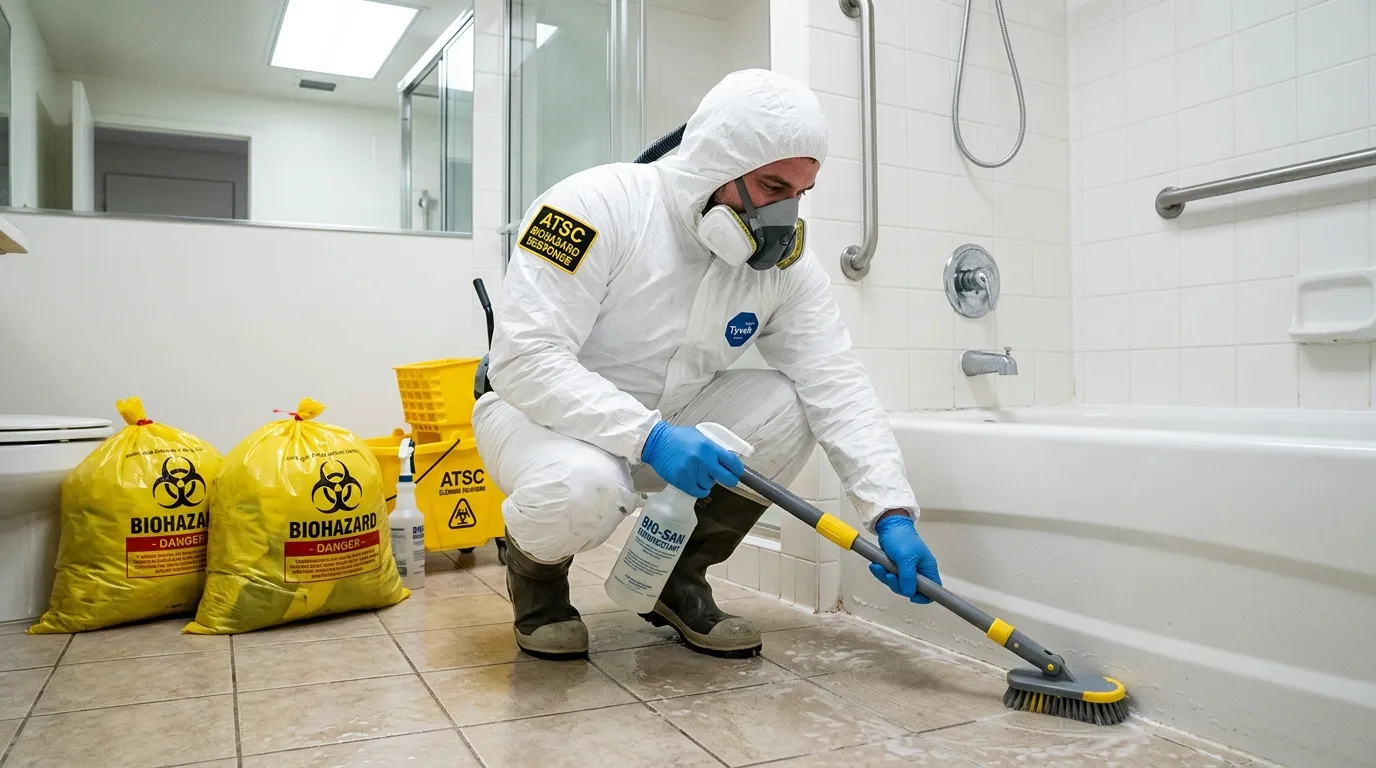 Decontamination equipment deployed for Blood Cleanup in Rockingham